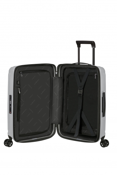 Samsonite Nuon - Kabinkoffert Utvidbar Matt Silver