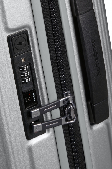 Samsonite Nuon - Kabinkoffert Utvidbar Matt Silver