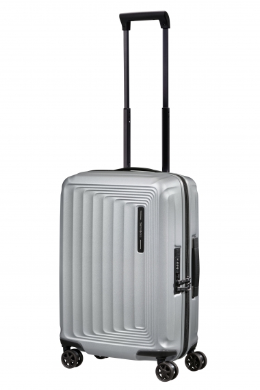 Samsonite Nuon - Kabinkoffert Utvidbar Matt Silver