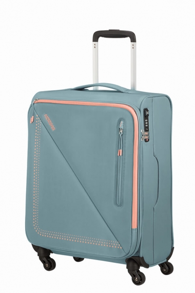 American Tourister Lite Volt 4-Hjul 55cm - Kabinväska Grå