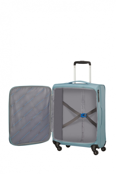 American Tourister Lite Volt 4-Hjul 55cm - Kabinväska Grå