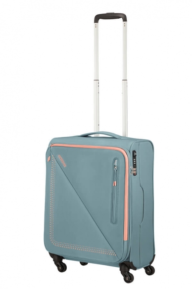 American Tourister Lite Volt 4-Hjul 55cm - Kabinväska Grå
