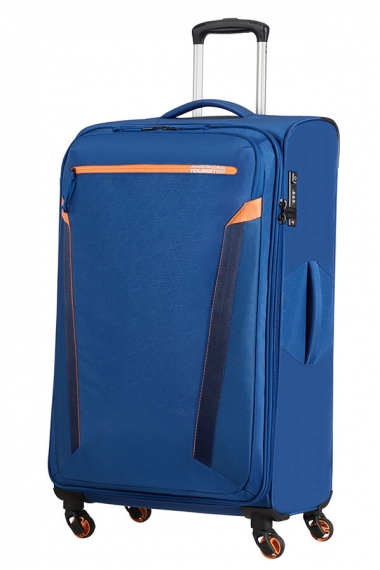American Tourister AT Eco Spin 79cm - Stor Blå