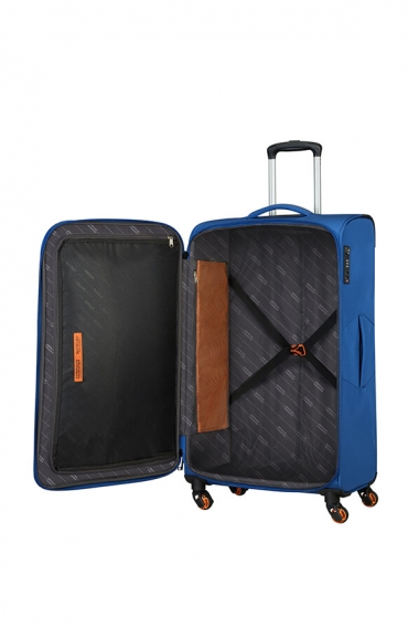 American Tourister AT Eco Spin 79cm - Stor Blå