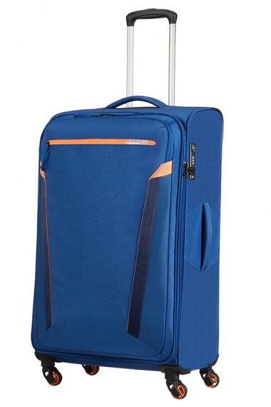 American Tourister AT Eco Spin 79cm - Stor Blå