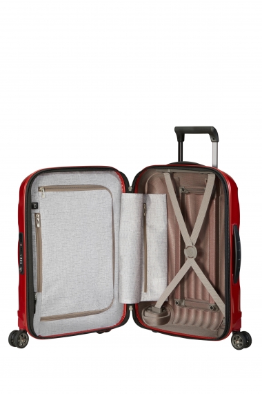 Samsonite C-Lite - Kabinkoffert Utvidbar Chili Red