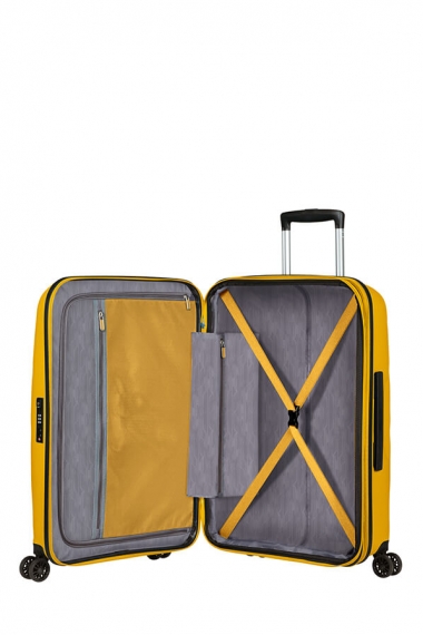 American Tourister Bon Air DLX - Mellomstor Utvidbar Gul