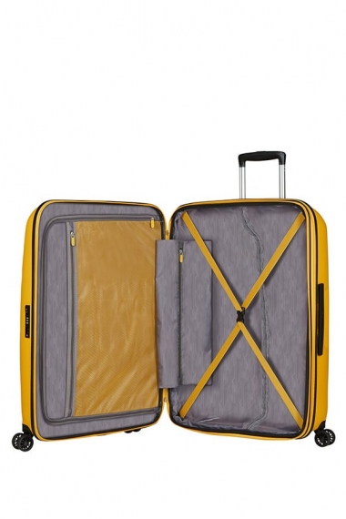 American Tourister Bon Air DLX - Stor Utvidbar Gul