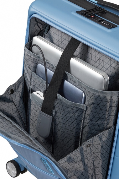 American Tourister Hello Cabin 55cm - Kabinkoffert Blå