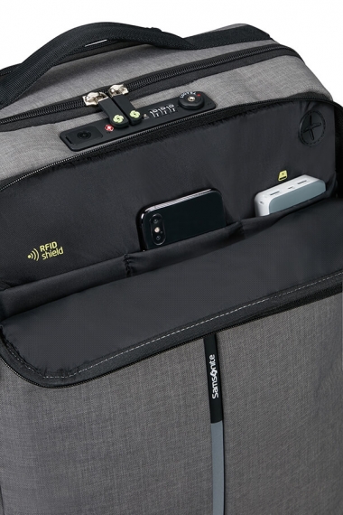 Samsonite Securipak 2-hjul 55 cm - Kabinkoffert Cool Grey
