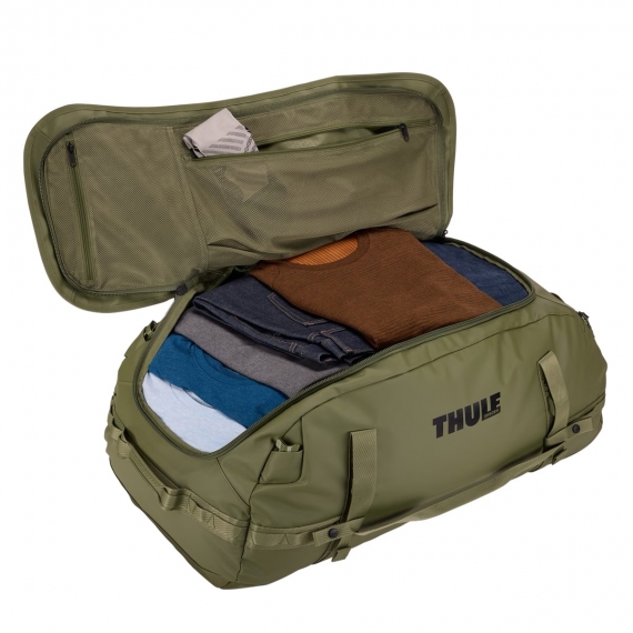 Thule Chasm 90L - Duffelveske/Ryggsekk Olivine-grön