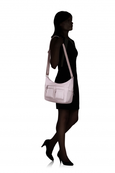 Samsonite Move 4.0 - Skulderremveske M Light Taupe