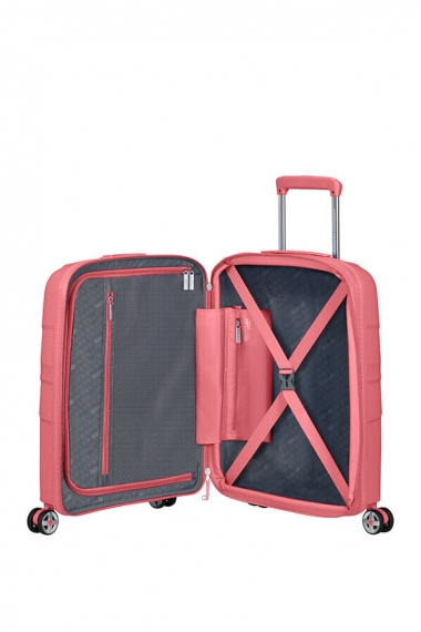 American Tourister Starvibe 55cm - Kabinkoffert Utvidbar Sun Kissed Coral