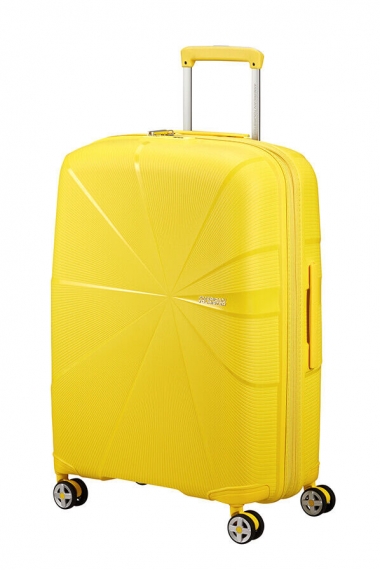 American Tourister Starvibe 67cm - Mellomstor Utvidbar Electric Lemon