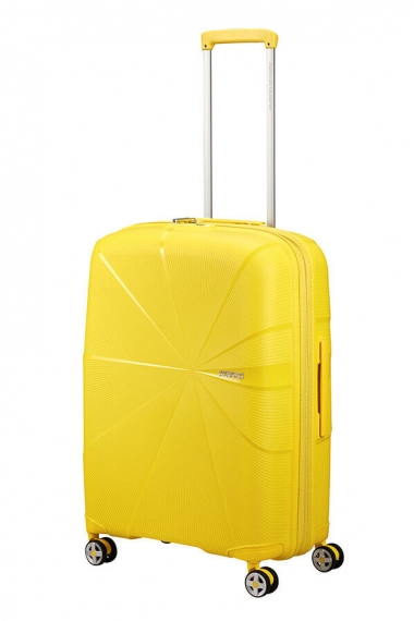 American Tourister Starvibe 67cm - Mellomstor Utvidbar Electric Lemon