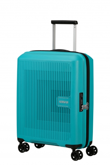 American Tourister Aerostep 55cm - Kabinkoffert Utvidbar Turquoise Tonic