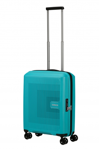 American Tourister Aerostep 55cm - Kabinkoffert Utvidbar Turquoise Tonic
