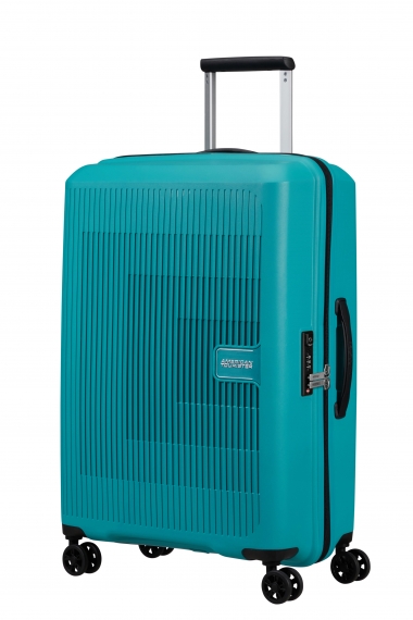 American Tourister Aerostep 67cm - Mellomstor Utvidbar Turquoise Tonic
