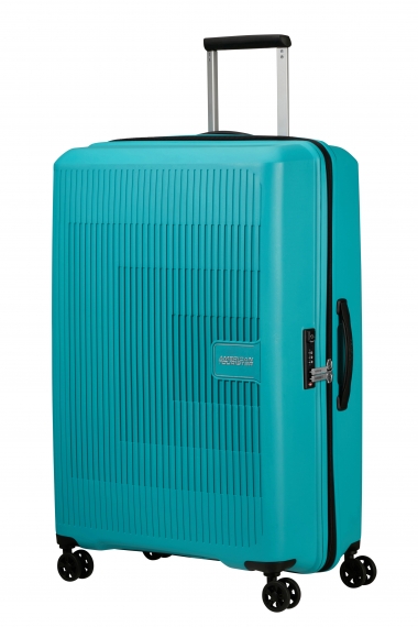 American Tourister Aerostep 77cm - Stor Utvidbar Turquoise Tonic