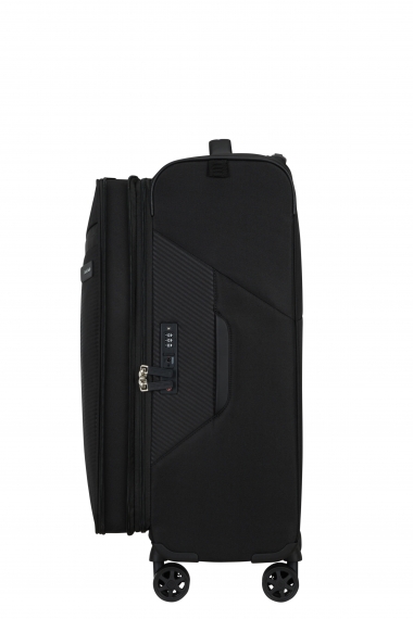 Samsonite Litebeam 4-hjul 66cm - Mellomstor Utvidbar Black