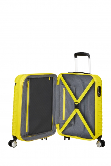 American Tourister Mickey Clouds 55cm - Kabinkoffert Utvidbar Electric Lemon