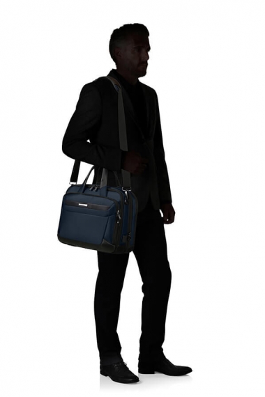 Samsonite Pro-Dlx 6 - Dataveske/Reisemappe 15.6 Utvidbar Blue