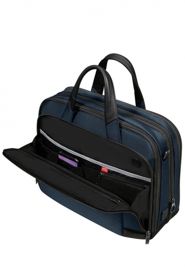 Samsonite Pro-Dlx 6 - Dataveske/Reisemappe 15.6 Utvidbar Blue