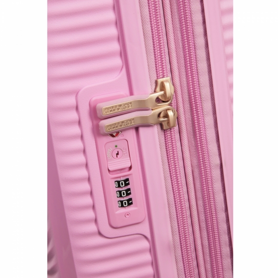 American Tourister Soundbox 55cm - Kabinveske Lys rosa