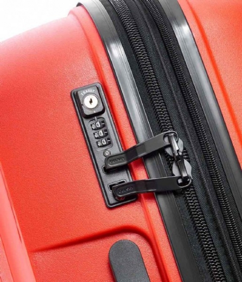 Delsey Belmont Plus 71cm - Mellomstor Utvidbar Faded Red