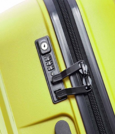 Delsey Belmont Plus 71cm - Mellomstor Utvidbar Chartreuse Green