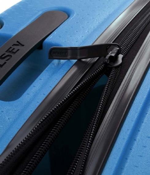 Delsey Belmont Plus 71cm - Mellomstor Utvidbar Zinc Blue