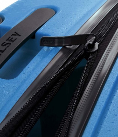 Delsey Belmont Plus 76cm - Stor Utvidbar Zinc Blue