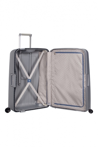 Samsonite S'Cure 69cm - Mellomstor Sølv