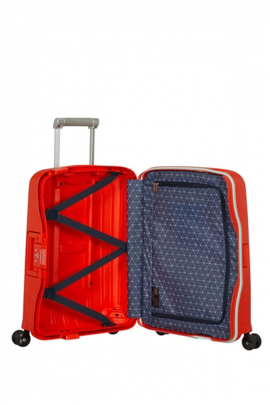 Samsonite S'Cure 55cm - Kabinväska Fluo Red Capri_1