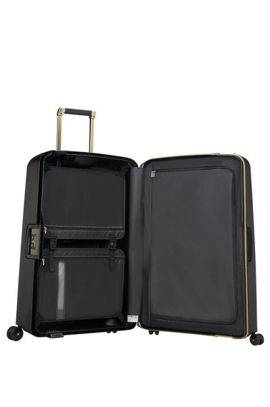Samsonite S'Cure DLX 81cm - Extra Stor Metallic Svart/Guld_6