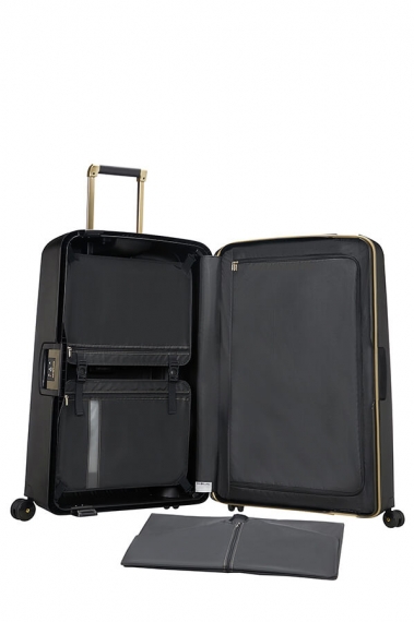 Samsonite S'Cure DLX 81cm - Extra Stor Metallic Svart/Guld_7