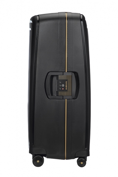 Samsonite S'Cure DLX 81cm - Extra Stor Metallic Svart/Guld_3