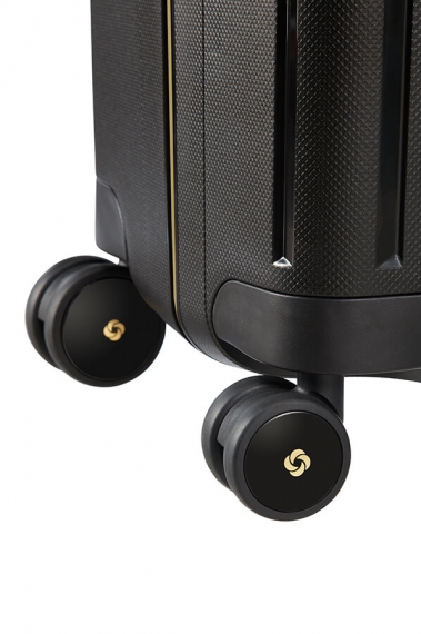 Samsonite S'Cure DLX 69cm - Mellomstor Svart/Gull