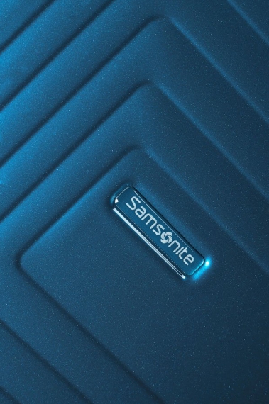 Samsonite Neopulse 75cm - Stor Metallic Blå