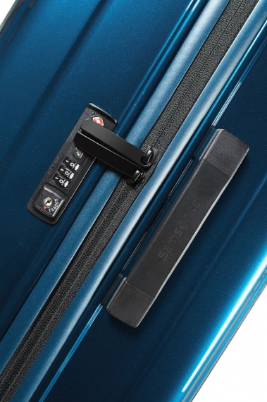 Samsonite Neopulse 75cm - Stor Metallic Blå