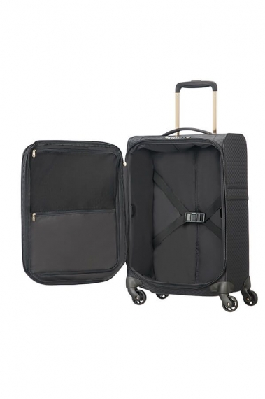 Samsonite Uplite 4-hjul 55x35x22-25 cm - Kabinväska Svart/Guld
