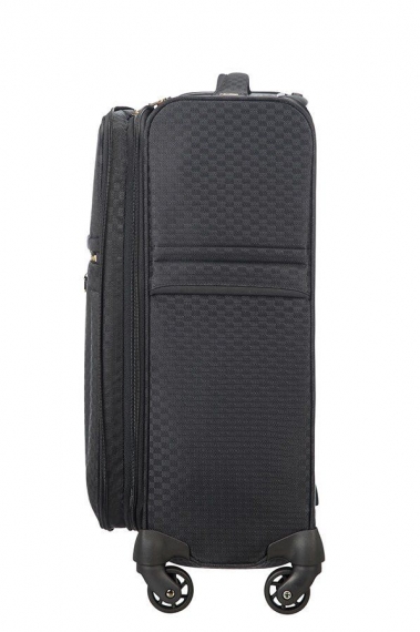 Samsonite Uplite 4-hjul 55x35x22-25 cm - Kabinväska Svart/Guld