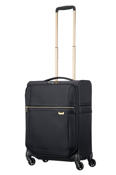 Samsonite Uplite 4-hjul 55x35x22-25 cm - Kabinväska Svart/Guld