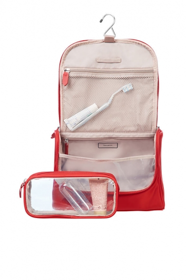 Samsonite Karissa CC Bred - Hengende Toalettmappe Rød