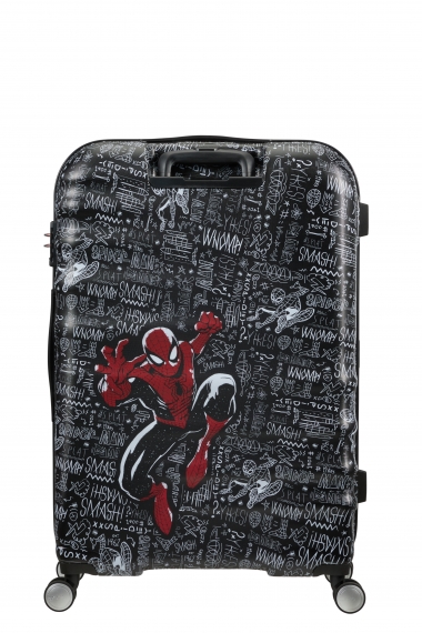 American Tourister Wavebreaker 77cm - Stor Spiderman Sketch