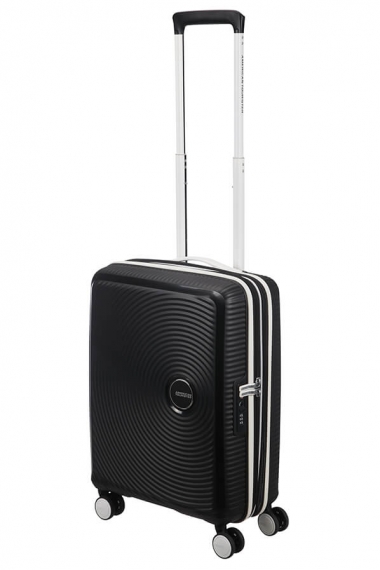 American Tourister Soundbox 55cm - Kabinveske Svart/Hvit