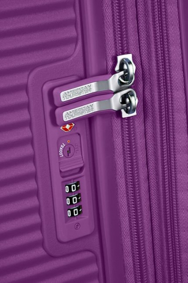 American Tourister Soundbox 55cm - Kabinväska Lila_5