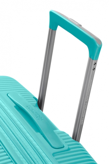 American Tourister Soundbox 55cm - Kabinkoffert Utvidbar Poolside Blue