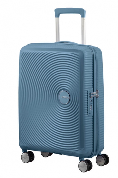 American Tourister Soundbox 55cm - Kabinkoffert Utvidbar Stone Blue