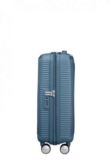 American Tourister Soundbox 55cm - Kabinkoffert Utvidbar Stone Blue